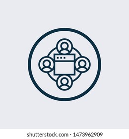 website icon isolated on white background from security collection. website icon trendy and modern website symbol for logo, web, app