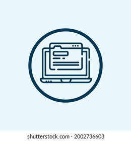 icono del sitio web aislado en el fondo blanco de la colección de entrega de alimentos. símbolo de sitio web lineal de línea delgada para logotipo, web, aplicación