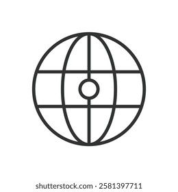 Website icon in line design. Website, web development, internet page, website design, homepage, online platform, user interface on white background vector. Website editable stroke icon