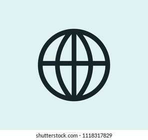 Website icon line isolated on clean background. Website icon concept drawing icon line in modern style. Vector illustration for your web mobile logo app UI design.