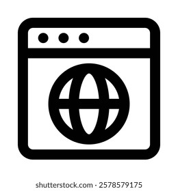 Website Icon in Line Style