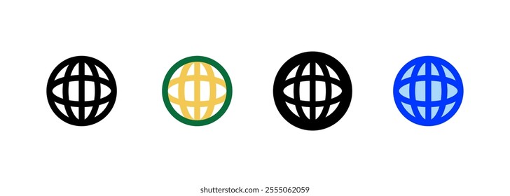 Website Icon. linear style sign for mobile concept and web design. Outline vector icon. Symbol, logo illustration. Vector
