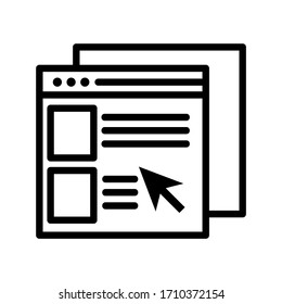 website icon or logo isolated sign symbol vector illustration - high quality black style vector icons
