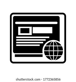 Website icon or logo isolated sign symbol vector illustration - high quality black style vector icons
