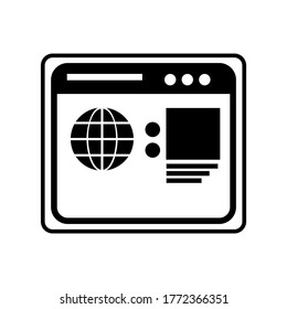 Website icon or logo isolated sign symbol vector illustration - high quality black style vector icons
