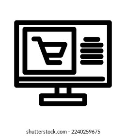 Website-Symbol oder Logo einzeln auf Zeichen, Vektorgrafik - hochwertige Vektorsymbole in schwarzem Stil
