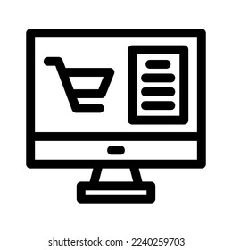 Website-Symbol oder Logo einzeln auf Zeichen, Vektorgrafik - hochwertige Vektorsymbole in schwarzem Stil

