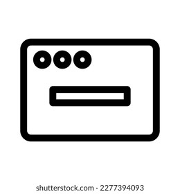 Website-Symbol oder Logo einzeln auf Zeichen, Vektorgrafik - hochwertige Vektorsymbole in schwarzem Stil
