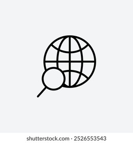 Website icon on white background