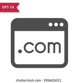 Website-Symbol. Professionelles, Pixel perfektes Symbol, EPS10-Format.