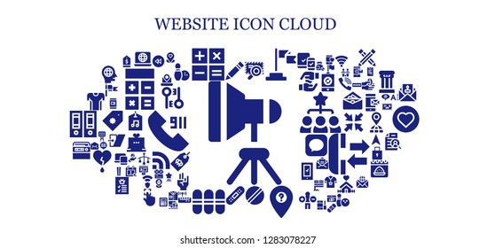  website icon set. 93 filled website icons. Simple modern icons about  - Light, Pencil, Laptop, Calculator, Browser, Flag, Pill, Location, Bandage, Pills, Radio, Tshirt, Rewind