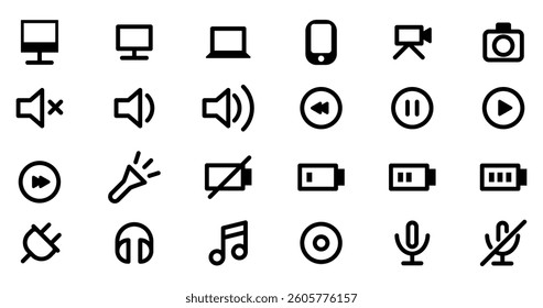 Website icon set for computer and phone. Home, location, call, email, address, globe, chat, message, mail, phone, information, support, search, website, icon. Contact and website icon set.