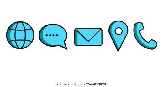 Website icon set. for computer, web and mobile apps