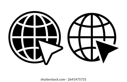 Website icon set. Vector illustration.