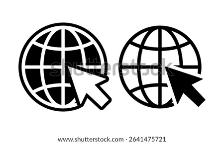 Website icon set. Vector illustration.