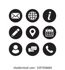 Website icon set vector. Web set icon symbol