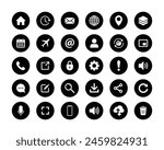 Website icon set. Web icon set symbol vector