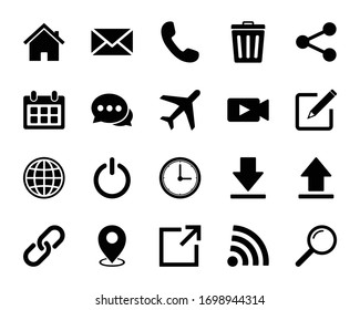 Website icon set, Web icon Set, symbol vector