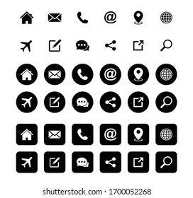 Website icon set, Web icon Set, symbol vector