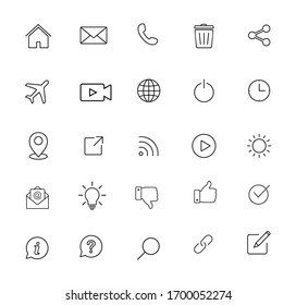 Website icon set, Web icon Set, symbol vector