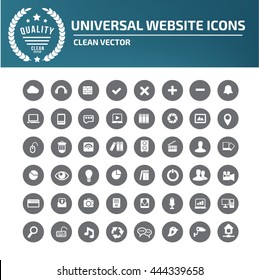 Website icon set,vector