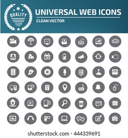 Website icon set,vector
