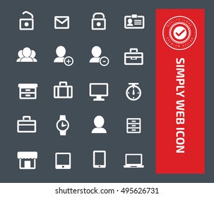 
Website icon set,vector