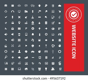 Website icon set,vector