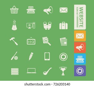 Website icon set,vector