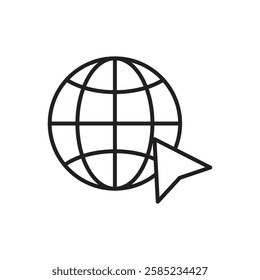 Website icon. simple vector icon