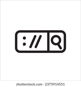 Ilustración vectorial del icono del sitio web