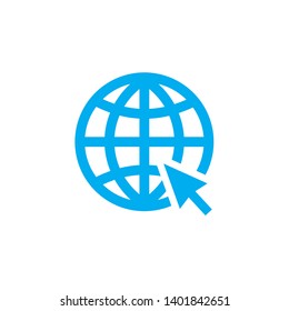 Website icon symbol isolated on white background