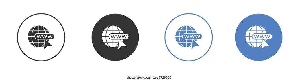 Website icon symbol. Quality design element.