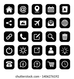 Website icon symbol, Web icon Set