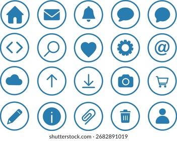 ícone do site ilustração de arte vetorial 