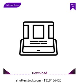 website icon vector . Best modern, simple, isolated, application , logo, flat icon for website design or mobile applications, UI / UX design vector format