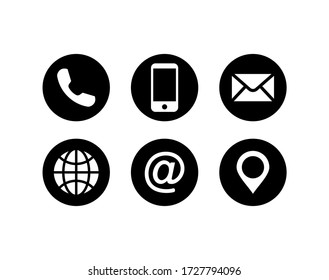 Website icon vector. Communication icon symbol pack