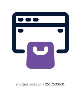 website icon. vector dual tone icon for your website, mobile, presentation, and logo design.