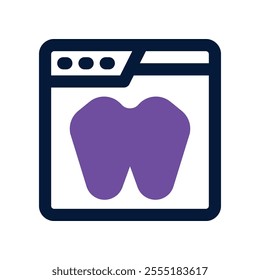 website icon. vector dual tone icon for your website, mobile, presentation, and logo design.