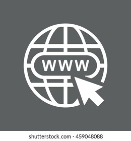 Website Icon, vector, icon flat