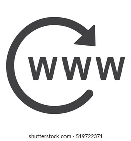 Website Icon Vector flat design style