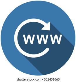 Website Icon Vector flat design style