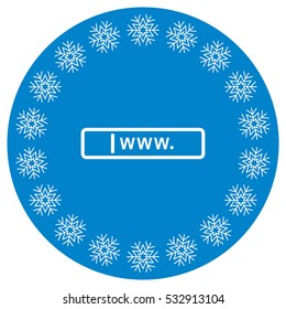 Website Icon Vector flat design style