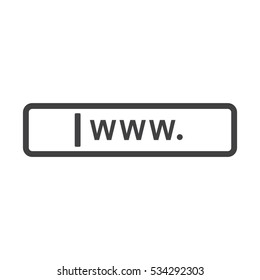Website Icon Vector flat design style