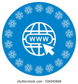 Website Icon Vector flat design style