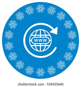 Website Icon Vector flat design style