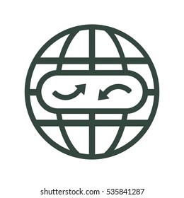 Website Icon Vector flat design style