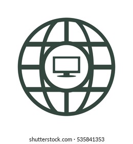 Website Icon Vector flat design style