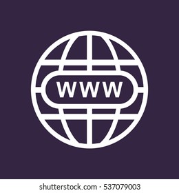 Website Icon Vector flat design style