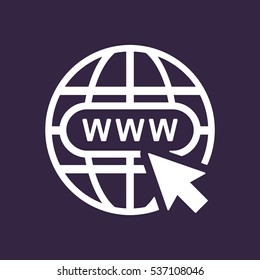 Website Icon Vector flat design style